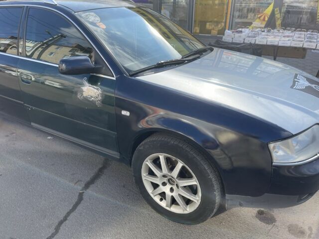 Синий Ауди А6, объемом двигателя 2.5 л и пробегом 343 тыс. км за 4000 $, фото 2 на Automoto.ua