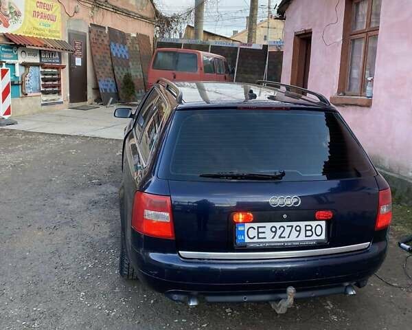 Синий Ауди А6, объемом двигателя 2.5 л и пробегом 250 тыс. км за 7000 $, фото 1 на Automoto.ua