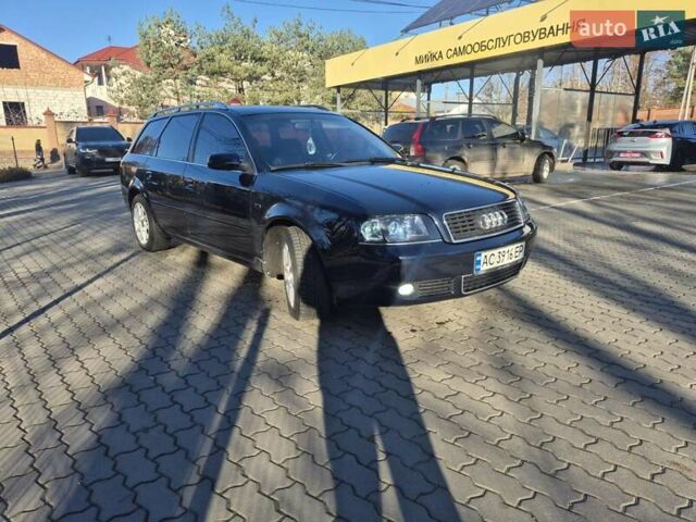 Синий Ауди А6, объемом двигателя 2.5 л и пробегом 341 тыс. км за 5800 $, фото 5 на Automoto.ua