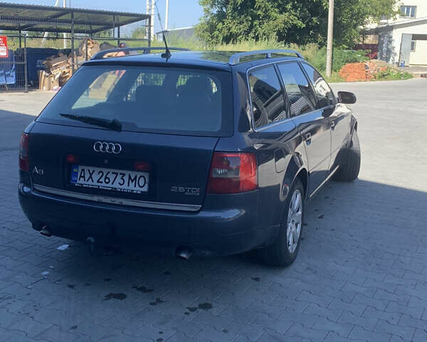 Синий Ауди А6, объемом двигателя 2.5 л и пробегом 360 тыс. км за 4300 $, фото 5 на Automoto.ua