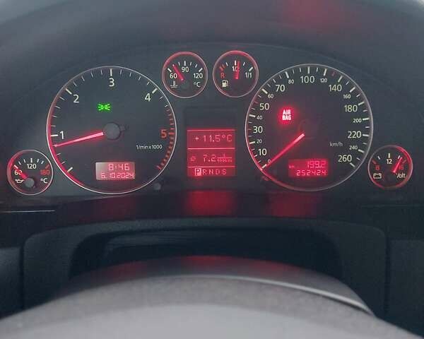 Синий Ауди А6, объемом двигателя 2.5 л и пробегом 252 тыс. км за 4000 $, фото 9 на Automoto.ua