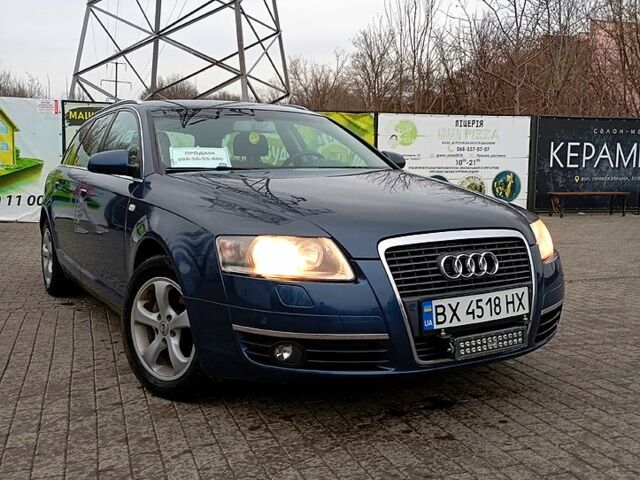 Синій Ауді А6, об'ємом двигуна 2 л та пробігом 221 тис. км за 6500 $, фото 1 на Automoto.ua