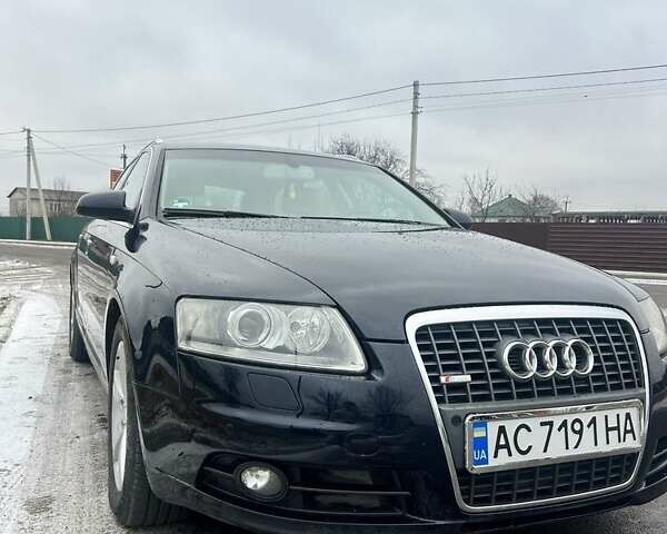 Синий Ауди А6, объемом двигателя 3 л и пробегом 210 тыс. км за 9200 $, фото 1 на Automoto.ua