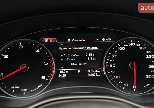 Синий Ауди А6, объемом двигателя 2.97 л и пробегом 244 тыс. км за 26500 $, фото 32 на Automoto.ua