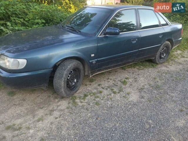 Зеленый Ауди А6, объемом двигателя 2.6 л и пробегом 200 тыс. км за 2000 $, фото 1 на Automoto.ua