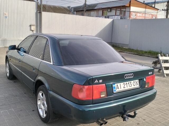 Зеленый Ауди А6, объемом двигателя 2.6 л и пробегом 298 тыс. км за 3700 $, фото 2 на Automoto.ua