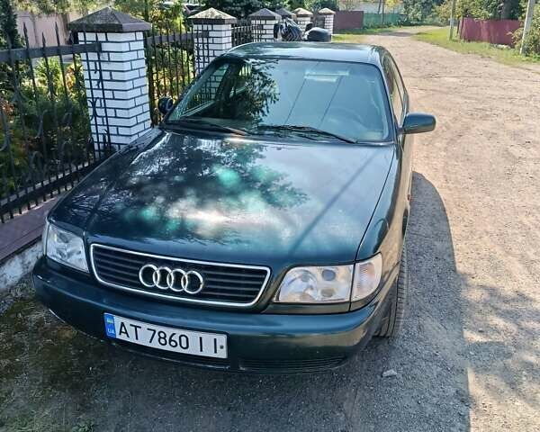 Зеленый Ауди А6, объемом двигателя 2 л и пробегом 282 тыс. км за 3100 $, фото 1 на Automoto.ua
