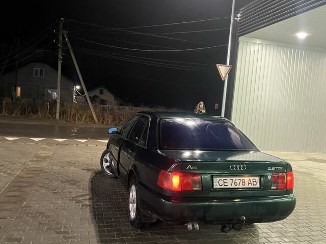 Зеленый Ауди А6, объемом двигателя 2.5 л и пробегом 506 тыс. км за 3500 $, фото 3 на Automoto.ua