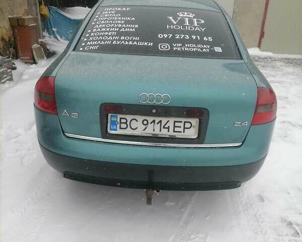 Зеленый Ауди А6, объемом двигателя 2.4 л и пробегом 300 тыс. км за 4900 $, фото 3 на Automoto.ua