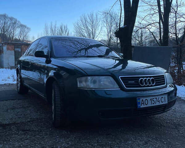 Зеленый Ауди А6, объемом двигателя 2.5 л и пробегом 479 тыс. км за 3400 $, фото 1 на Automoto.ua