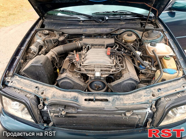 Зеленый Ауди А6, объемом двигателя 2.8 л и пробегом 452 тыс. км за 3500 $, фото 2 на Automoto.ua