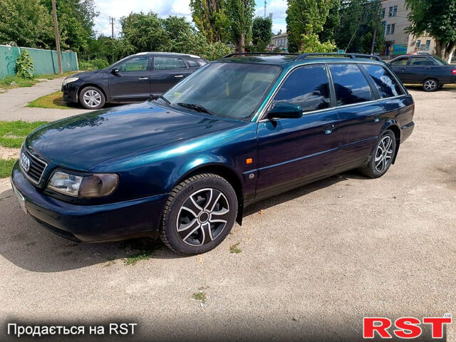 Зеленый Ауди А6, объемом двигателя 2.8 л и пробегом 452 тыс. км за 3500 $, фото 1 на Automoto.ua