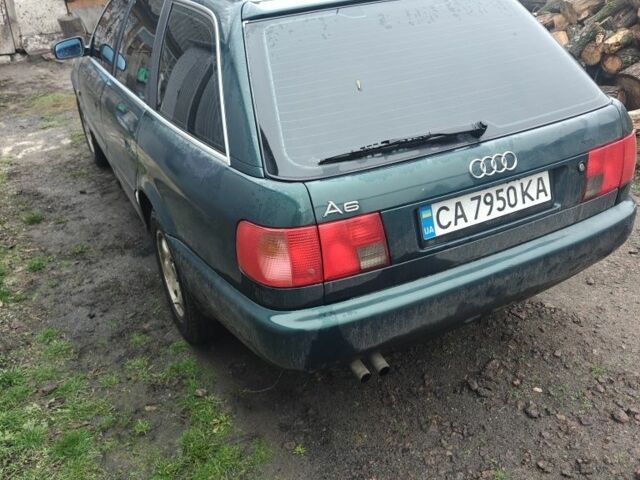 Зеленый Ауди А6, объемом двигателя 2.6 л и пробегом 313 тыс. км за 3500 $, фото 2 на Automoto.ua