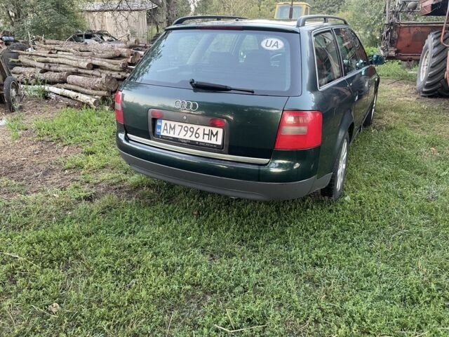 Зеленый Ауди А6, объемом двигателя 2.5 л и пробегом 350 тыс. км за 3800 $, фото 2 на Automoto.ua