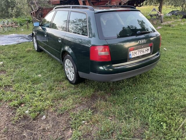 Зеленый Ауди А6, объемом двигателя 2.5 л и пробегом 350 тыс. км за 3800 $, фото 1 на Automoto.ua