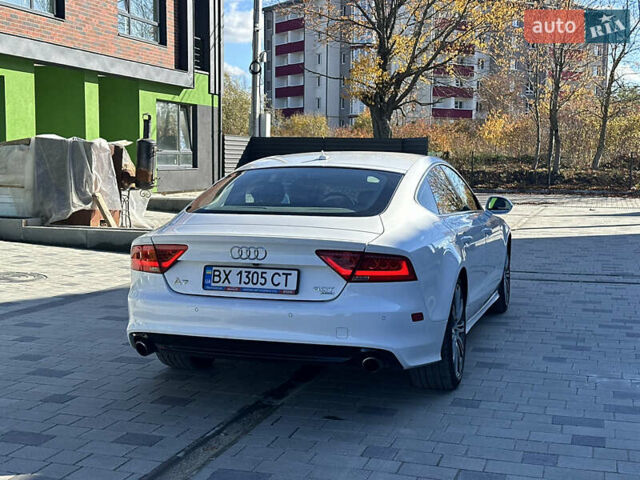 Ауди A7 Sportback 2011 в Тернополе на Automoto.ua Белый Ауди A7 Sportback, объемом двигателя 3 л и пробегом 209 тыс. км за 12799 $, фото 14 на Automoto.ua