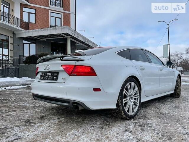 Білий Ауді A7 Sportback, об'ємом двигуна 3 л та пробігом 107 тис. км за 29700 $, фото 11 на Automoto.ua