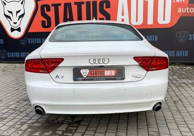 Білий Ауді A7 Sportback, об'ємом двигуна 3 л та пробігом 167 тис. км за 15500 $, фото 5 на Automoto.ua