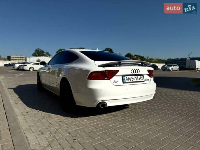 Ауди A7 Sportback 2014 в Житомире на Automoto.ua Белый Ауди A7 Sportback, объемом двигателя 2.97 л и пробегом 180 тыс. км за 20500 $, фото 4 на Automoto.ua