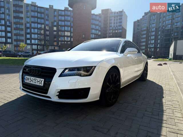 Ауди A7 Sportback 2014 в Житомире на Automoto.ua Белый Ауди A7 Sportback, объемом двигателя 2.97 л и пробегом 180 тыс. км за 20500 $, фото 2 на Automoto.ua