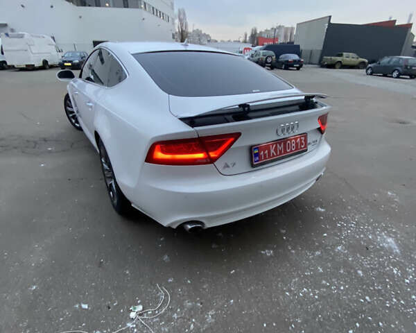 Белый Ауди A7 Sportback, объемом двигателя 3 л и пробегом 130 тыс. км за 21200 $, фото 5 на Automoto.ua
