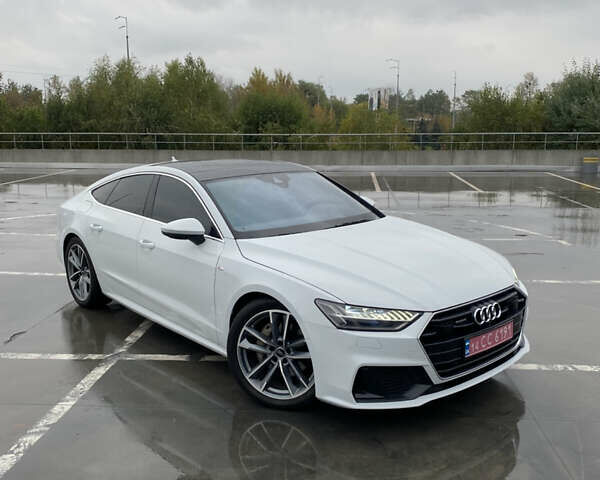 Білий Ауді A7 Sportback, об'ємом двигуна 3 л та пробігом 55 тис. км за 58100 $, фото 2 на Automoto.ua