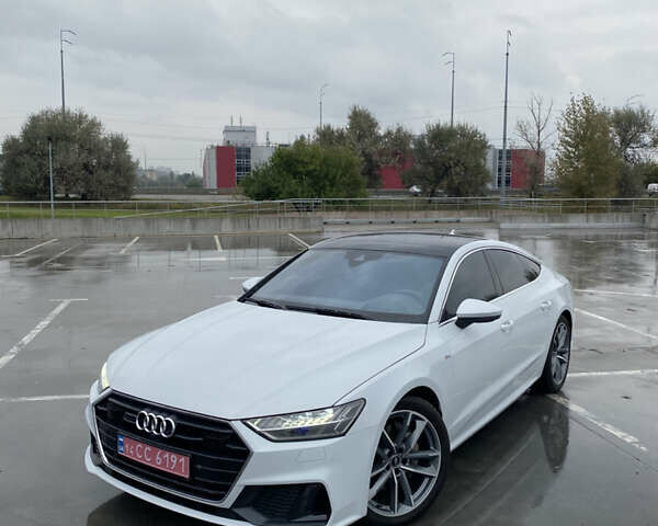 Білий Ауді A7 Sportback, об'ємом двигуна 3 л та пробігом 55 тис. км за 58100 $, фото 5 на Automoto.ua