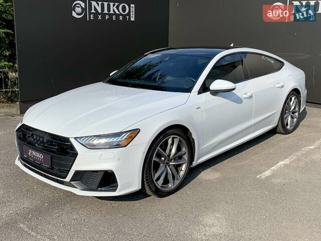 Білий Ауді A7 Sportback, об'ємом двигуна 2 л та пробігом 70 тис. км за 48900 $, фото 2 на Automoto.ua
