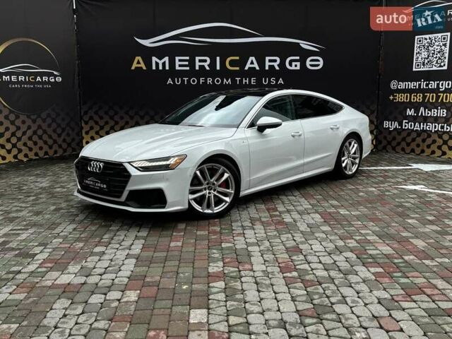 Білий Ауді A7 Sportback, об'ємом двигуна 3 л та пробігом 40 тис. км за 59999 $, фото 4 на Automoto.ua