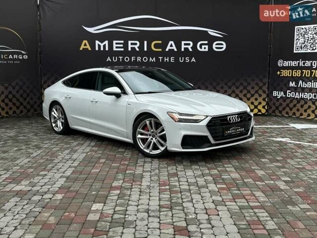 Білий Ауді A7 Sportback, об'ємом двигуна 3 л та пробігом 40 тис. км за 59999 $, фото 1 на Automoto.ua