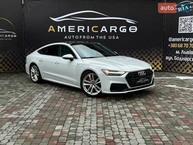Білий Ауді A7 Sportback, об'ємом двигуна 3 л та пробігом 40 тис. км за 59999 $, фото 2 на Automoto.ua