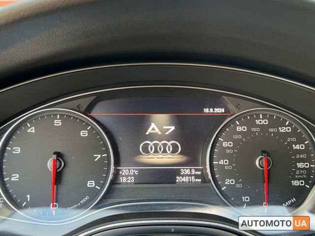 Черный Ауди A7 Sportback, объемом двигателя 3 л и пробегом 204 тыс. км за 17999 $, фото 10 на Automoto.ua
