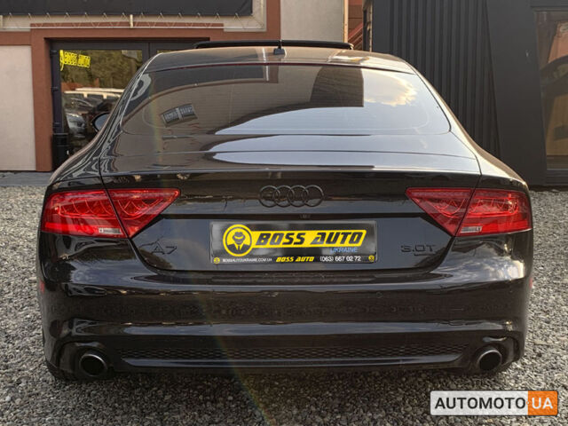 Черный Ауди A7 Sportback, объемом двигателя 3 л и пробегом 204 тыс. км за 17999 $, фото 4 на Automoto.ua