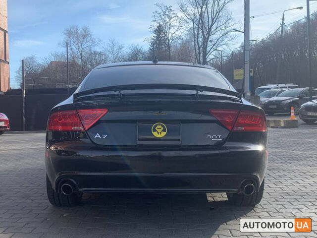 Черный Ауди A7 Sportback, объемом двигателя 3 л и пробегом 161 тыс. км за 17600 $, фото 4 на Automoto.ua