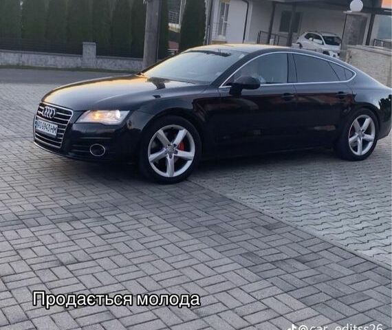 Черный Ауди A7 Sportback, объемом двигателя 3 л и пробегом 320 тыс. км за 18000 $, фото 4 на Automoto.ua