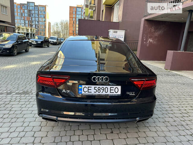 Черный Ауди A7 Sportback, объемом двигателя 3 л и пробегом 205 тыс. км за 14400 $, фото 7 на Automoto.ua