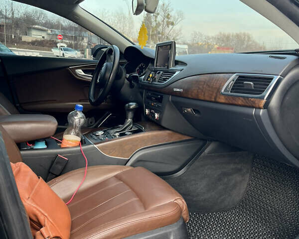 Черный Ауди A7 Sportback, объемом двигателя 3 л и пробегом 245 тыс. км за 19999 $, фото 15 на Automoto.ua