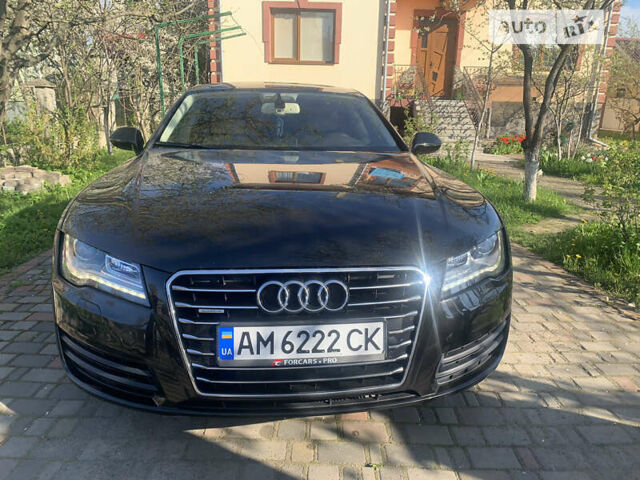 Черный Ауди A7 Sportback, объемом двигателя 3 л и пробегом 168 тыс. км за 18222 $, фото 1 на Automoto.ua