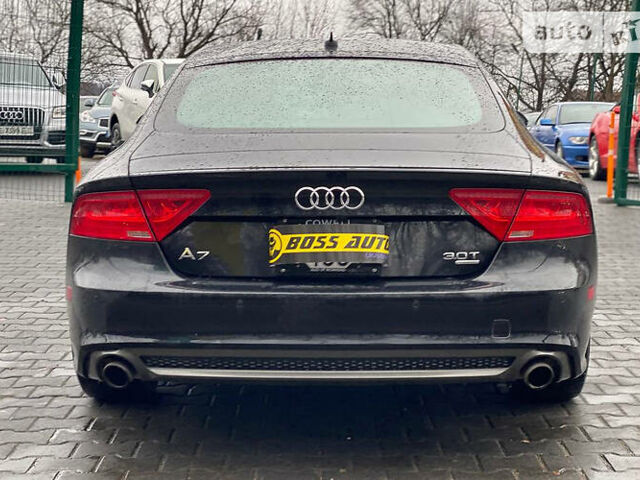 Черный Ауди A7 Sportback, объемом двигателя 3 л и пробегом 156 тыс. км за 22900 $, фото 4 на Automoto.ua