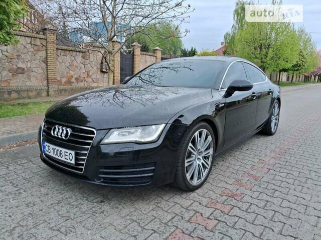 Черный Ауди A7 Sportback, объемом двигателя 3 л и пробегом 145 тыс. км за 16900 $, фото 5 на Automoto.ua