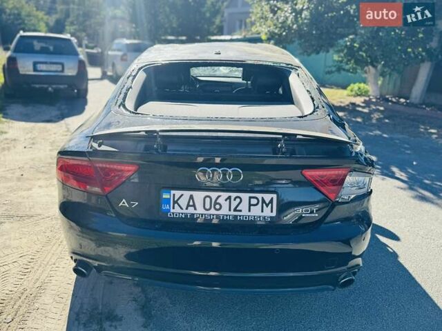 Черный Ауди A7 Sportback, объемом двигателя 3 л и пробегом 183 тыс. км за 6300 $, фото 4 на Automoto.ua