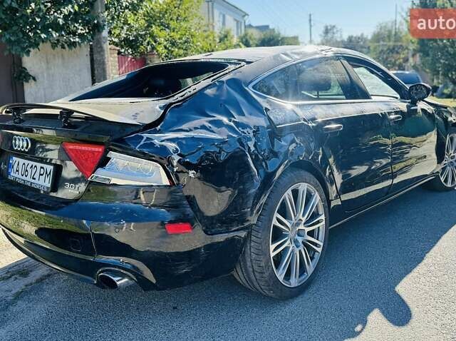 Черный Ауди A7 Sportback, объемом двигателя 3 л и пробегом 183 тыс. км за 6300 $, фото 5 на Automoto.ua