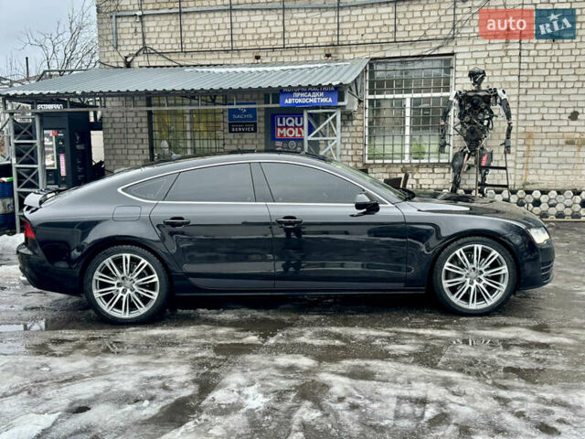 Черный Ауди A7 Sportback, объемом двигателя 3 л и пробегом 177 тыс. км за 22750 $, фото 4 на Automoto.ua