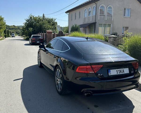 Черный Ауди A7 Sportback, объемом двигателя 3 л и пробегом 185 тыс. км за 18200 $, фото 4 на Automoto.ua