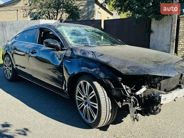 Черный Ауди A7 Sportback, объемом двигателя 3 л и пробегом 183 тыс. км за 6300 $, фото 2 на Automoto.ua