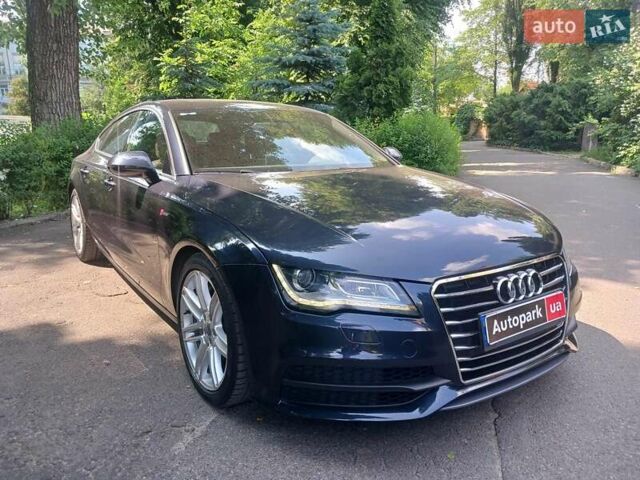 Черный Ауди A7 Sportback, объемом двигателя 3 л и пробегом 98 тыс. км за 19590 $, фото 2 на Automoto.ua