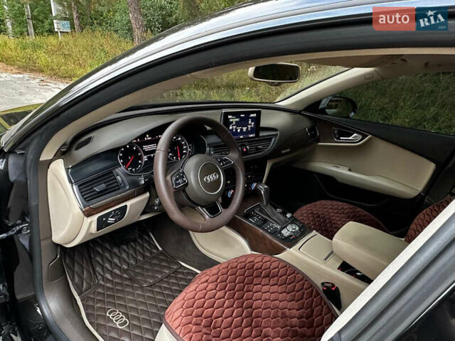 Черный Ауди A7 Sportback, объемом двигателя 3 л и пробегом 213 тыс. км за 19600 $, фото 17 на Automoto.ua