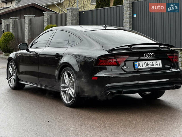 Черный Ауди A7 Sportback, объемом двигателя 3 л и пробегом 137 тыс. км за 23500 $, фото 5 на Automoto.ua