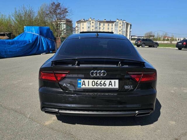 Черный Ауди A7 Sportback, объемом двигателя 3 л и пробегом 133 тыс. км за 24600 $, фото 4 на Automoto.ua