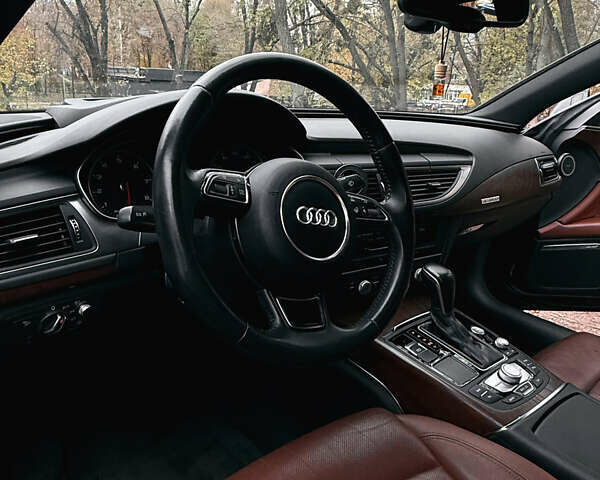 Черный Ауди A7 Sportback, объемом двигателя 3 л и пробегом 214 тыс. км за 26000 $, фото 11 на Automoto.ua